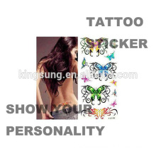 Temporary Nox-toxic waterproof colorful long lasting time Feature and Tattoo Sticker Type High Quality Metallic Temporary Tattoo